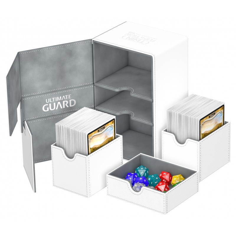 Ultimate Guard Twin Flip'n'Tray™ 160Card Deck Box, White